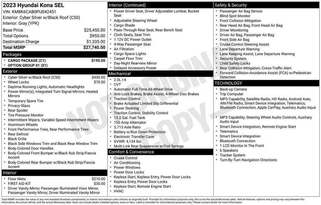 2023 Hyundai Kona