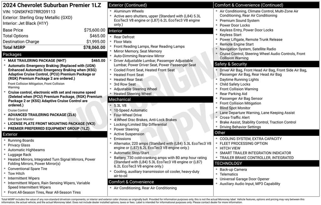 2024 Chevrolet Suburban