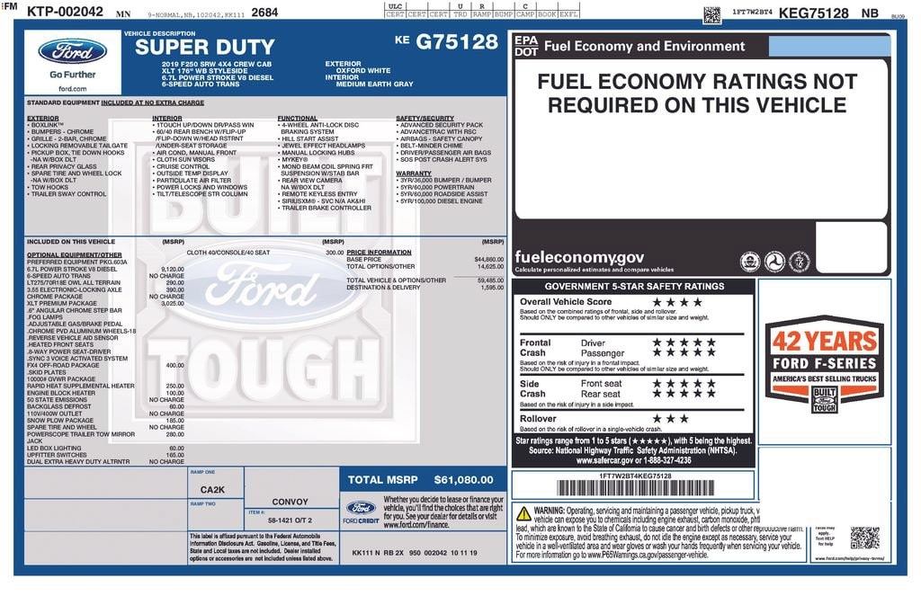 2019 Ford F-250 Super Duty