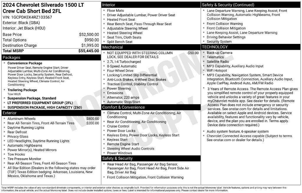 2024 Chevrolet Silverado 1500