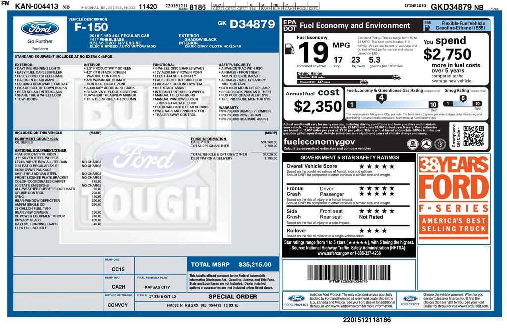 2016 Ford F-150