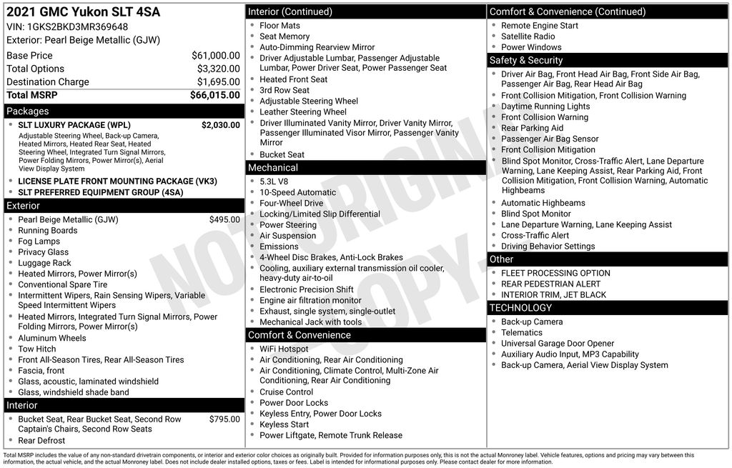 2021 GMC Yukon SLT - Photo 6