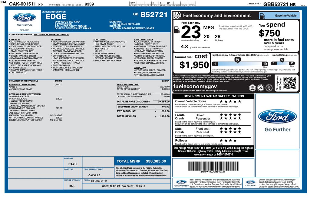 2016 Ford Edge SEL - Photo 6
