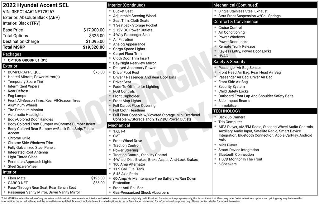 2022 Hyundai Accent SEL - Photo 6