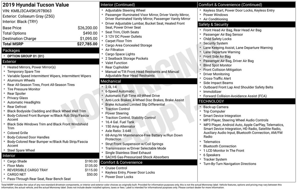 2019 Hyundai Tucson Value - Photo 6