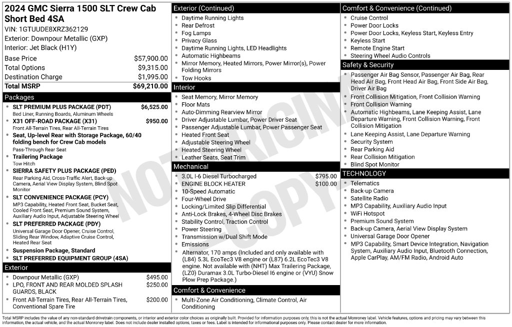 2024 GMC Sierra 1500 SLT - Photo 6