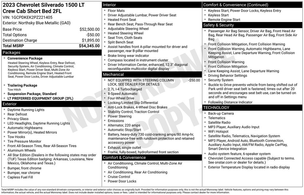 2023 Chevrolet Silverado 1500