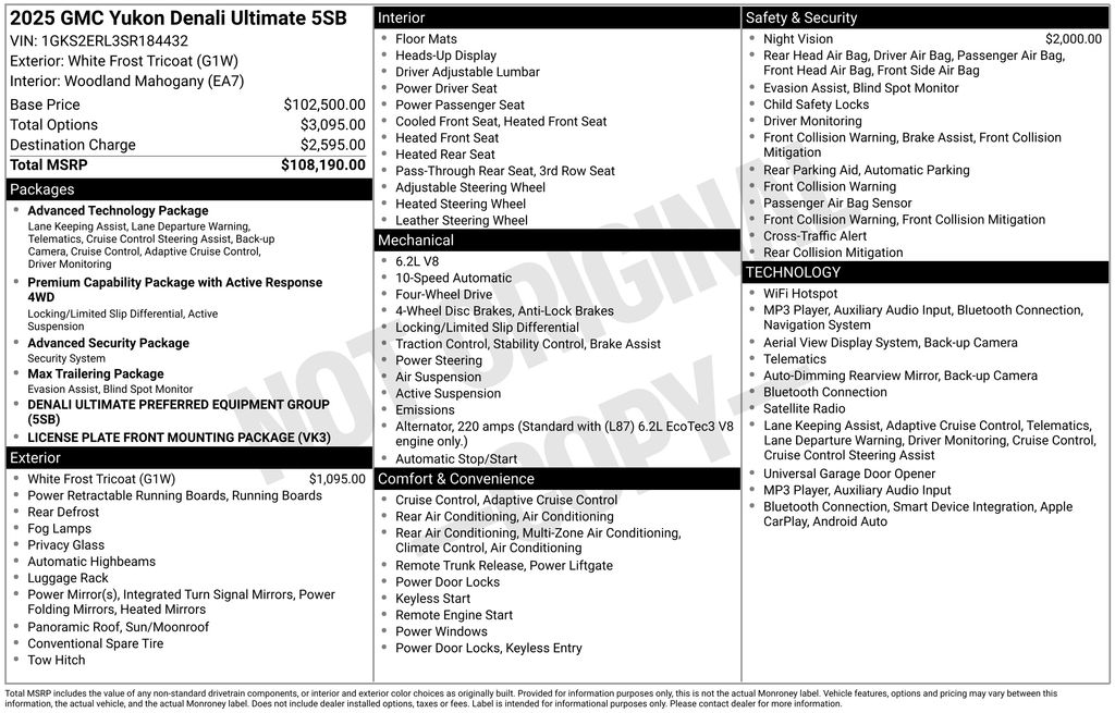 2025 GMC Yukon Denali Ultimate - Photo 6