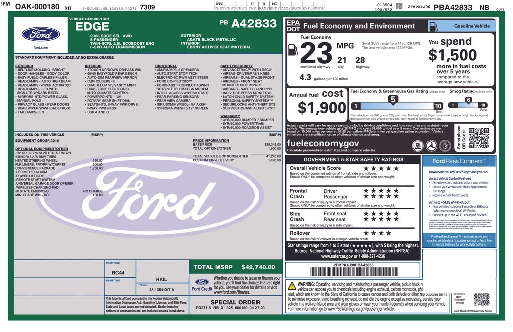 2023 Ford Edge SEL - Photo 6
