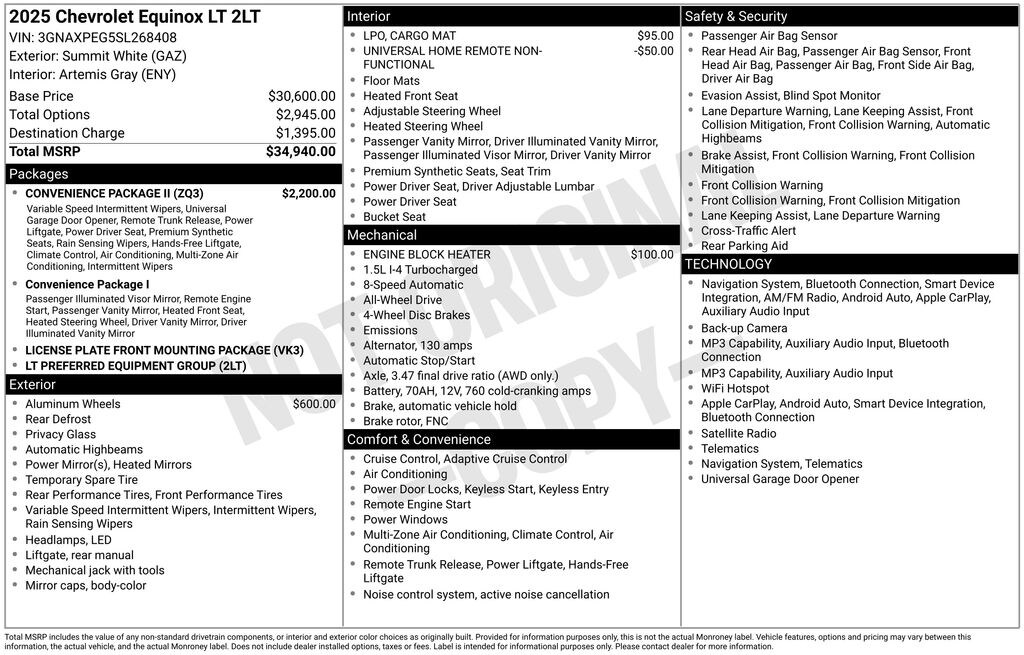 Used 2025 Chevrolet Equinox LT SUV