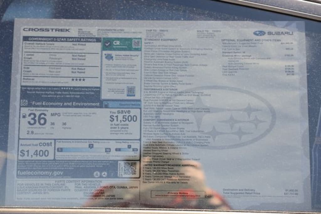 New 2026 Subaru Crosstrek Limited Hybrid SUV
