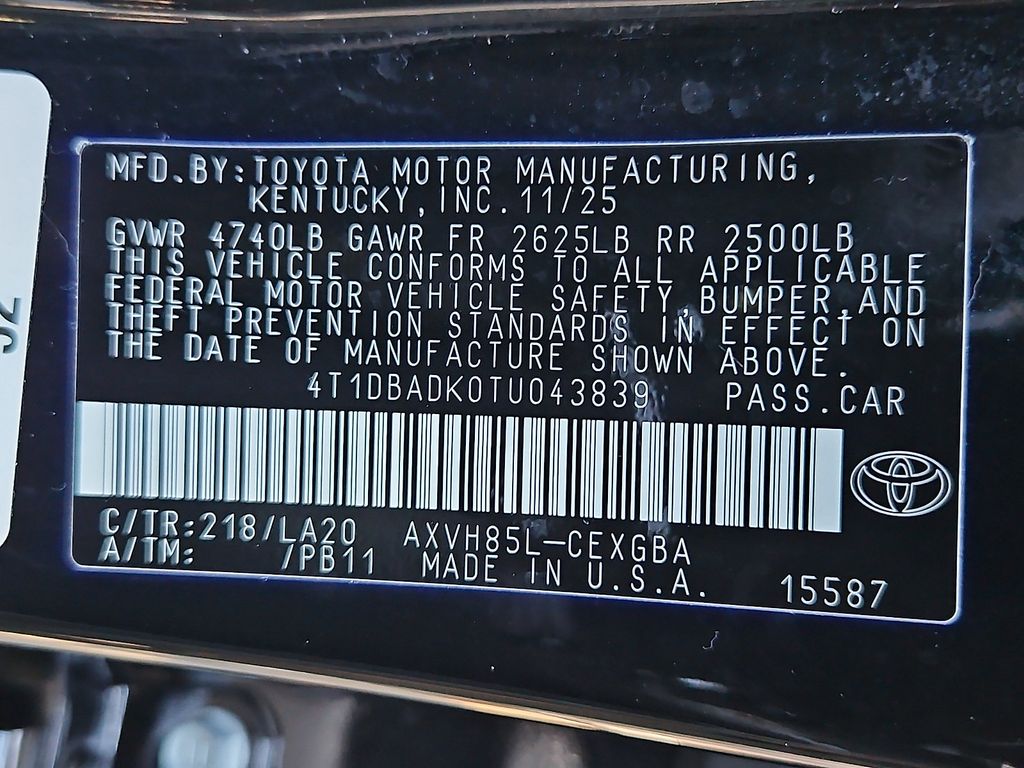 2026 Toyota Camry XLE - Photo 30