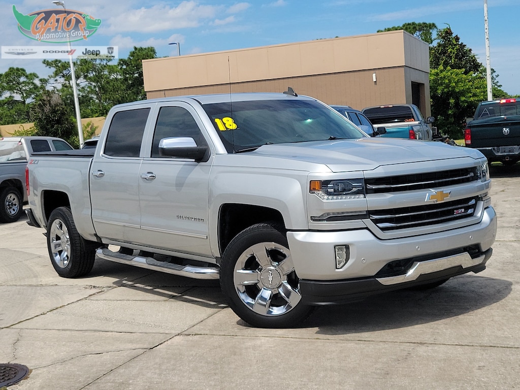 Used 2018 Chevrolet Silverado 1500 LTZ w/2LZ Truck Crew Cab