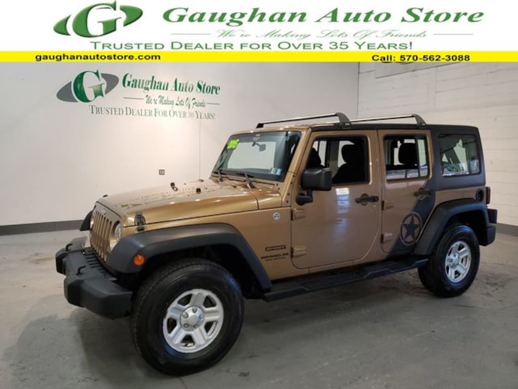 Used 2015 Jeep Wrangler Unlimited Sport 4x4 SUV