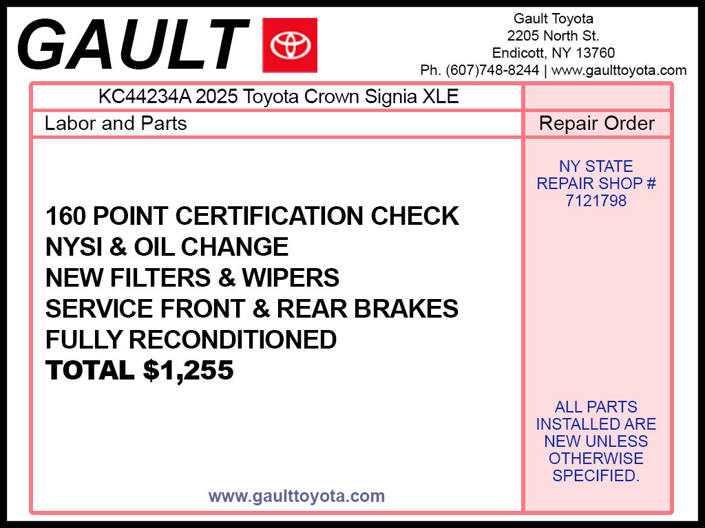 Used 2025 Toyota Crown Signia XLE SUV