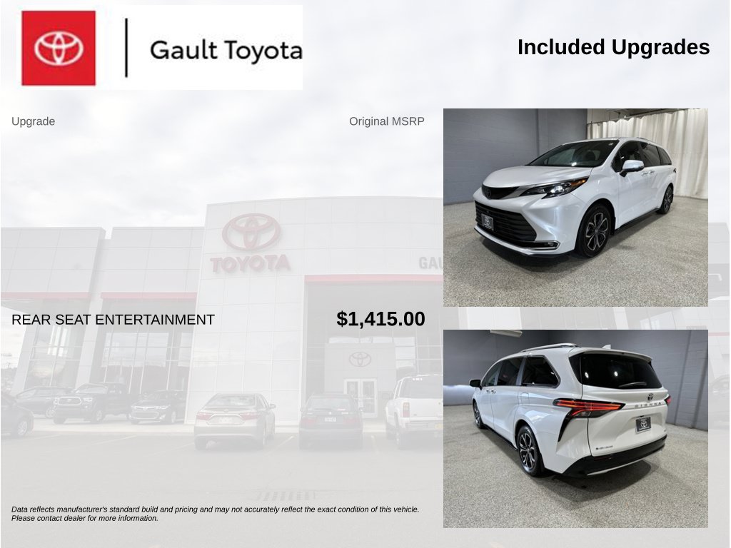 Used 2026 Toyota Sienna Platinum Minivan/Van