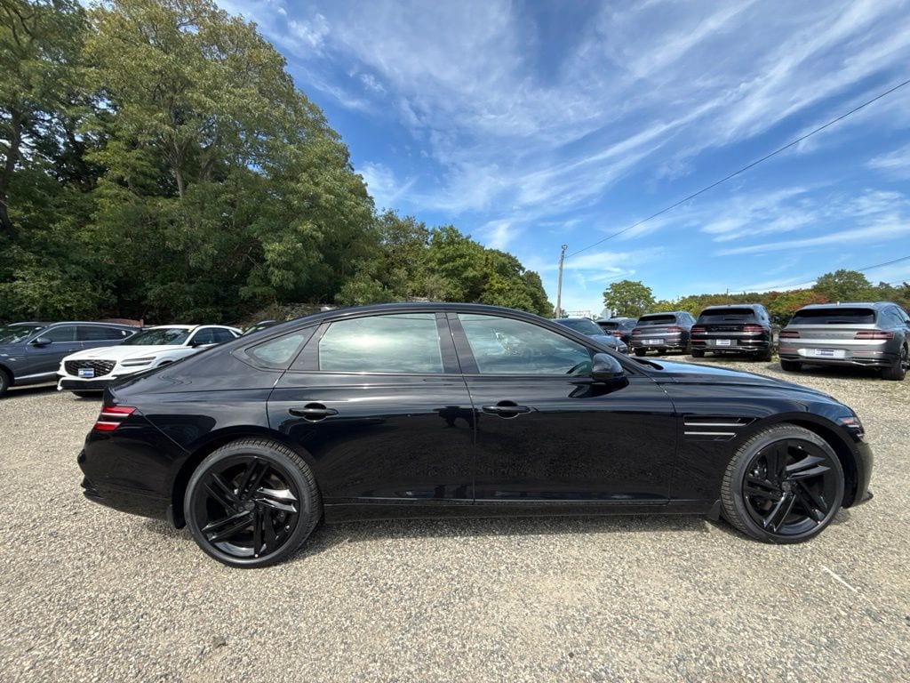 New 2027 Genesis G80 3.5T Prestige Black Sedan