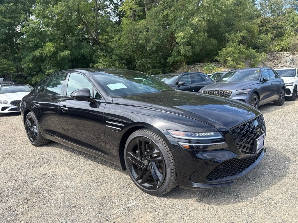 New 2027 Genesis G80 3.5T Prestige Black Sedan