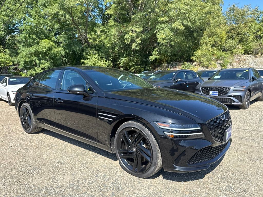 New 2027 Genesis G80 3.5T Prestige Black Sedan