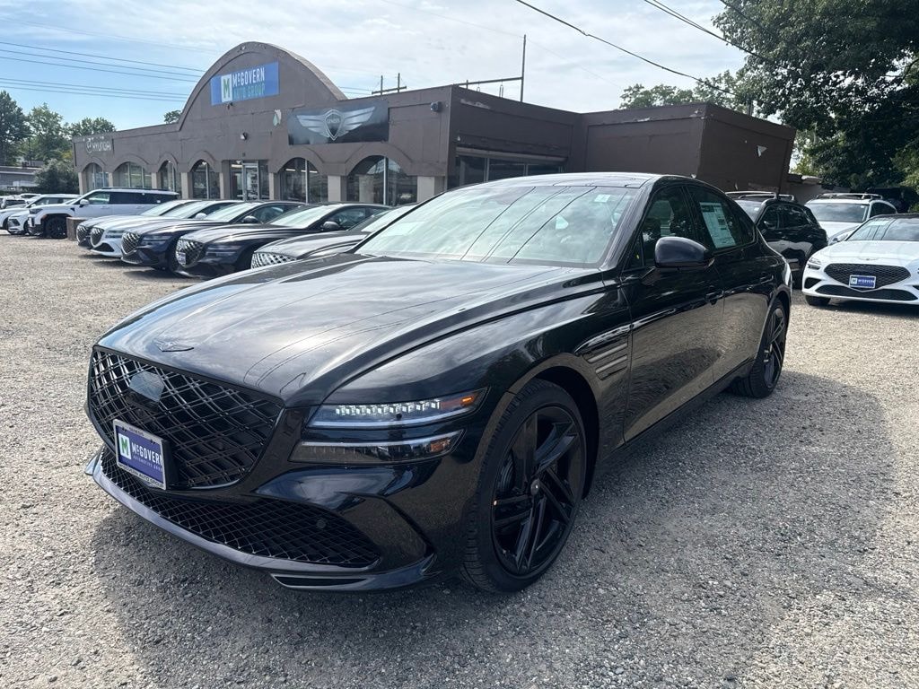 New 2027 Genesis G80 3.5T Prestige Black Sedan