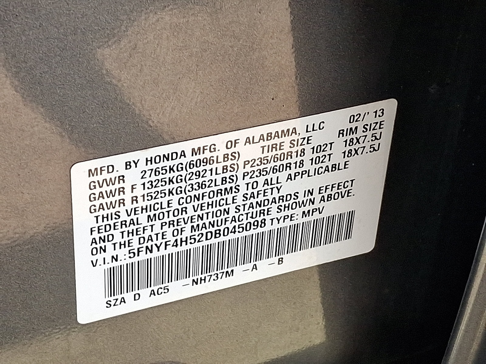 2013 Honda Pilot EX-L - Photo 28