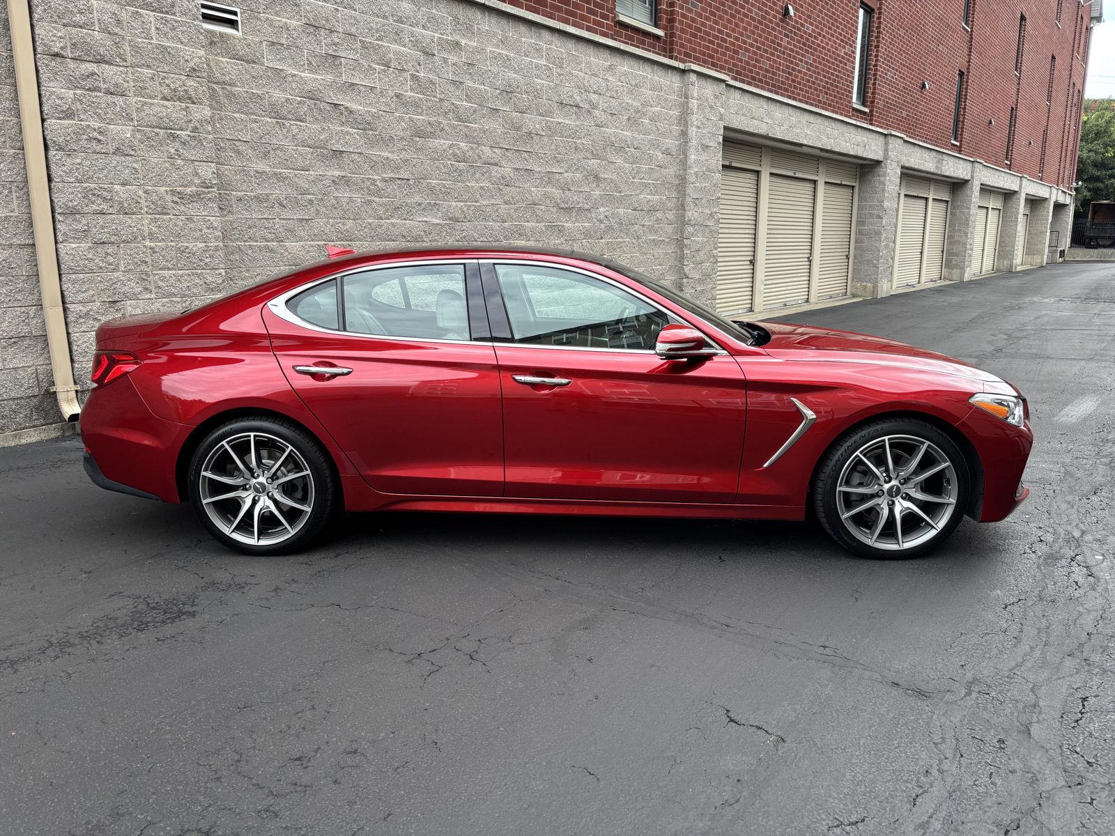 Used 2019 GENESIS G70 Advanced with VIN KMTG44LAXKU033096 for sale in Norwalk, CT
