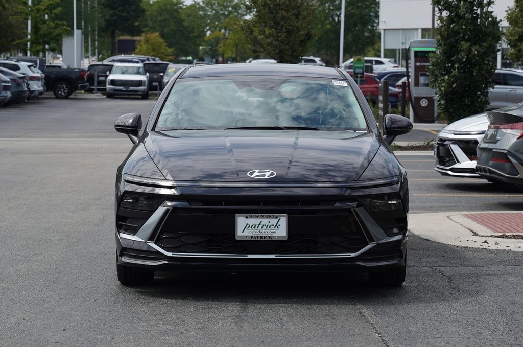 New 2026 Hyundai Sonata Hybrid Blue Sedan