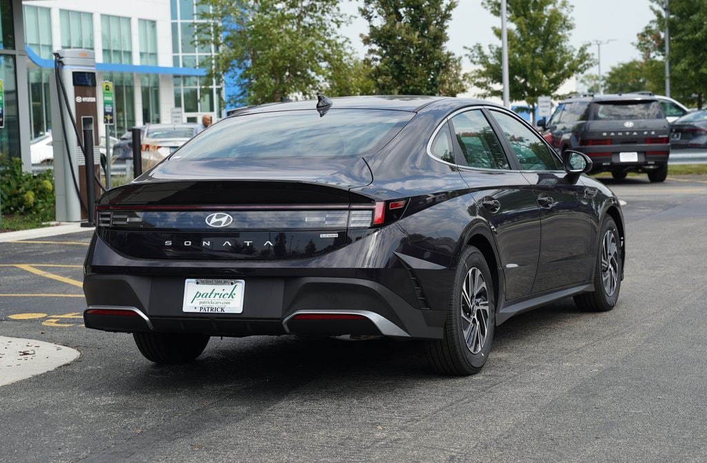 New 2026 Hyundai Sonata Hybrid Blue Sedan