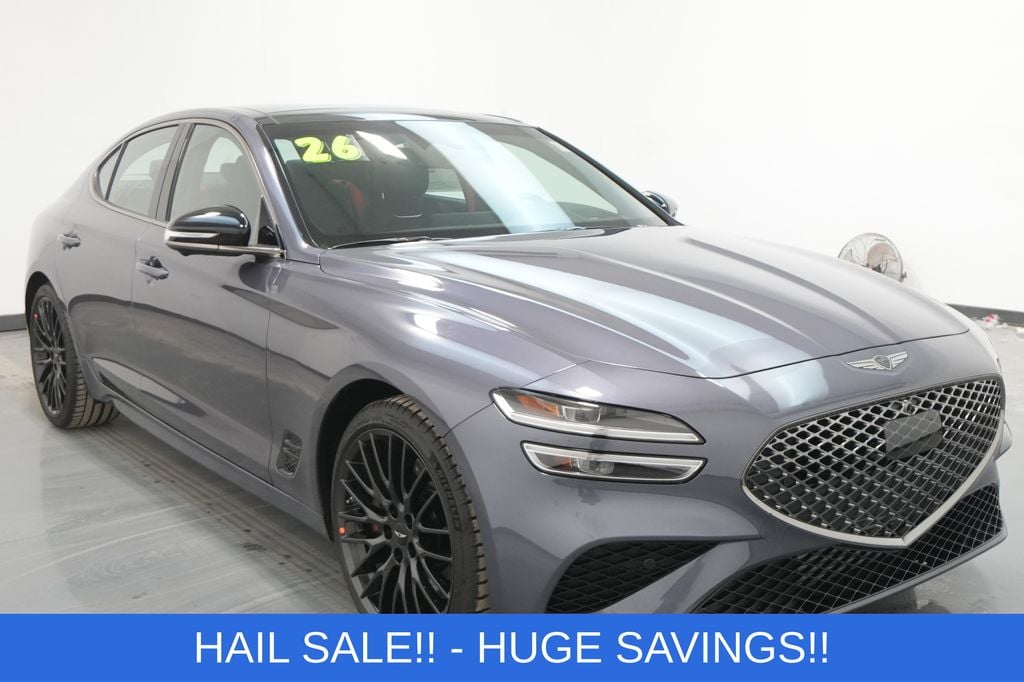 New 2026 Genesis G70 3.3T Prestige Graphite Sedan