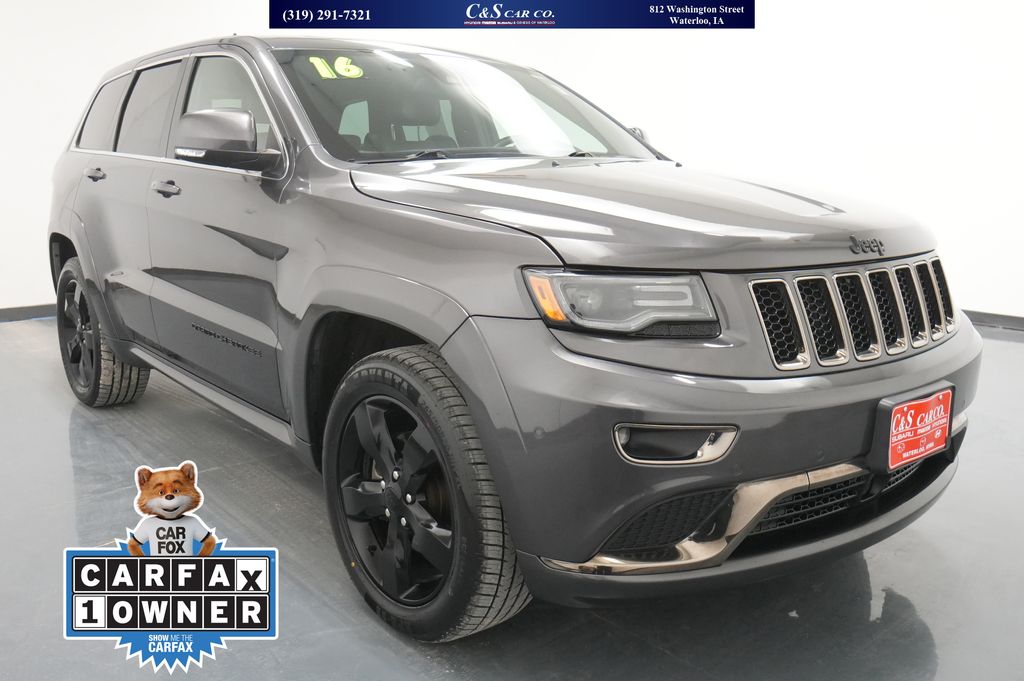 Used 2016 Jeep Grand Cherokee Overland 4x4 SUV