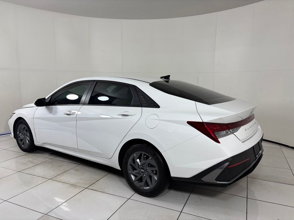 Certified 2025 Hyundai Elantra Hybrid Blue Sedan