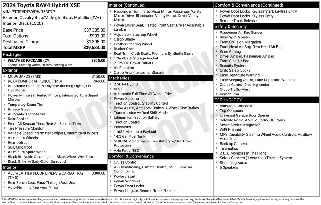 Certified 2024 Toyota RAV4 Hybrid XSE SUV