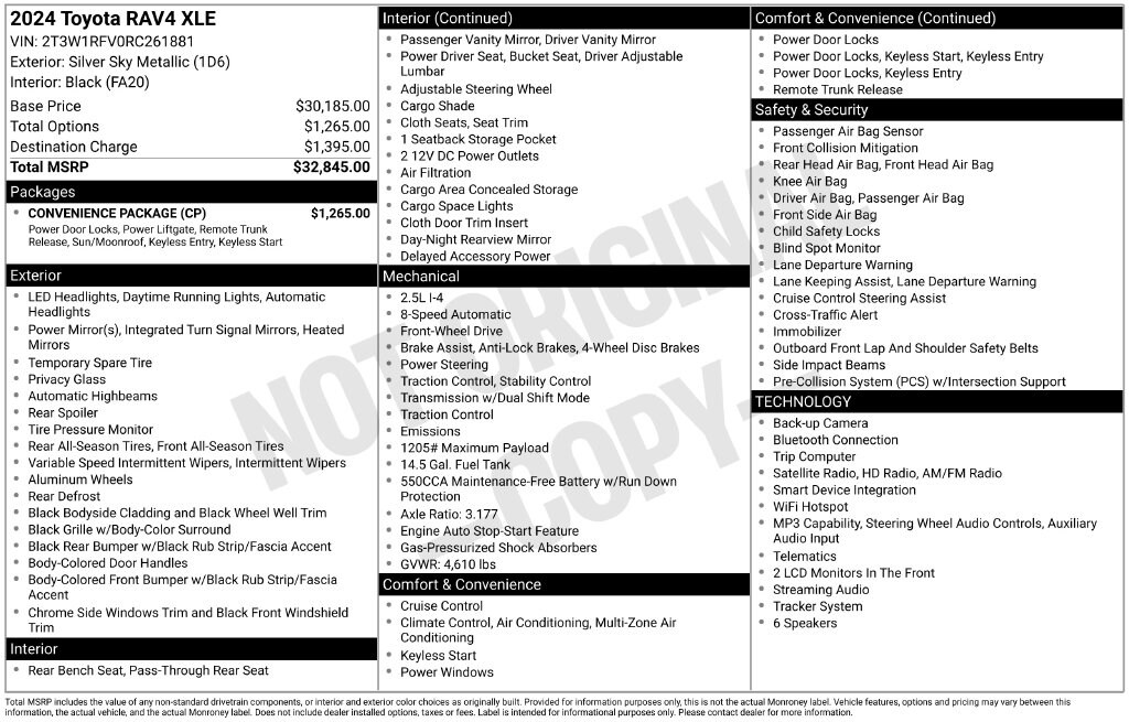 Certified 2024 Toyota RAV4 XLE SUV
