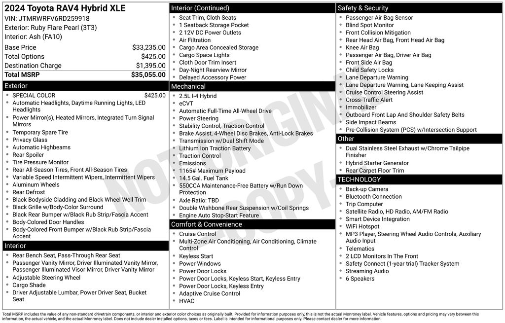 Certified 2024 Toyota RAV4 Hybrid XLE SUV