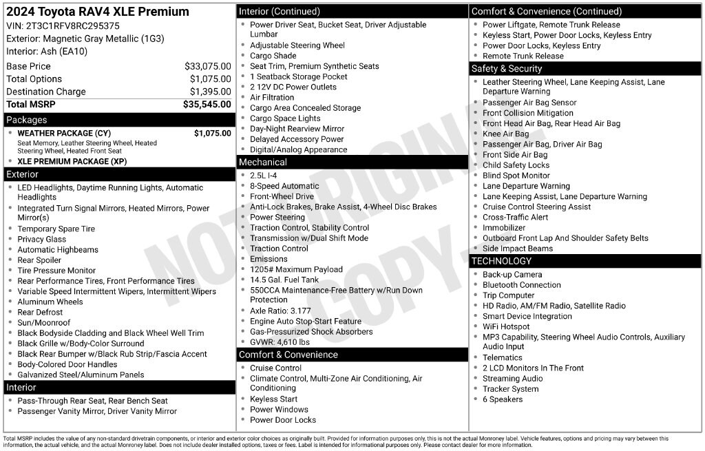 Certified 2024 Toyota RAV4 XLE Premium SUV