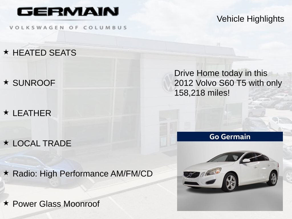 Used 2012 Volvo S60 T5 Sedan