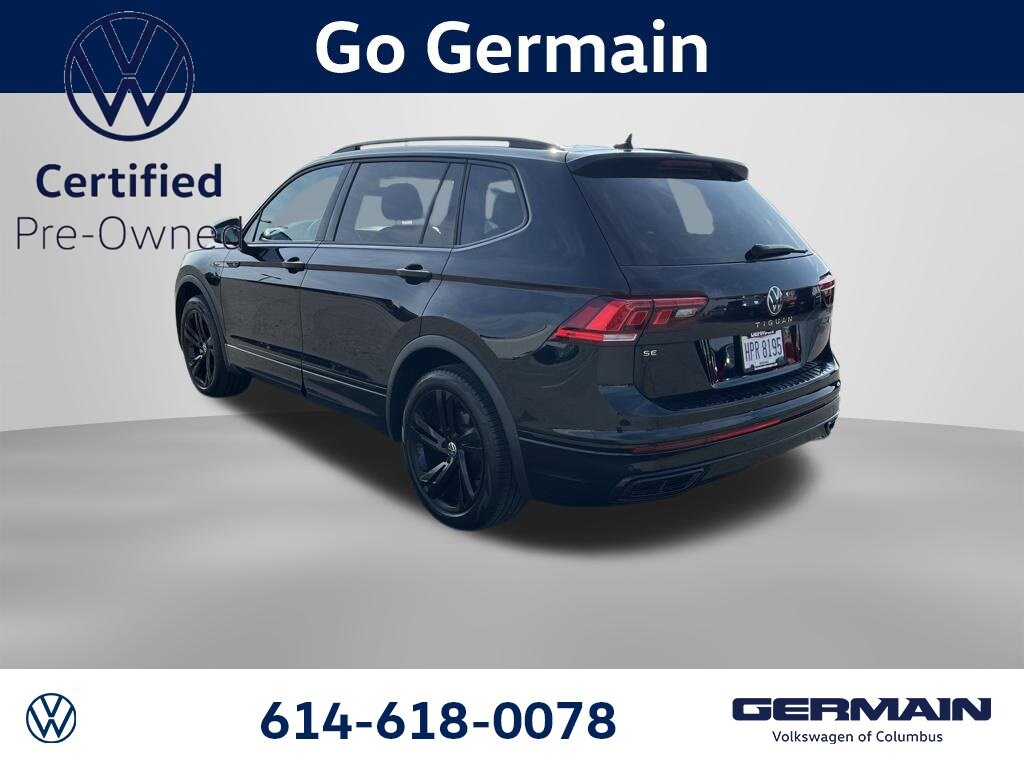 Certified 2024 Volkswagen Tiguan 2.0T SE R-Line Black SUV