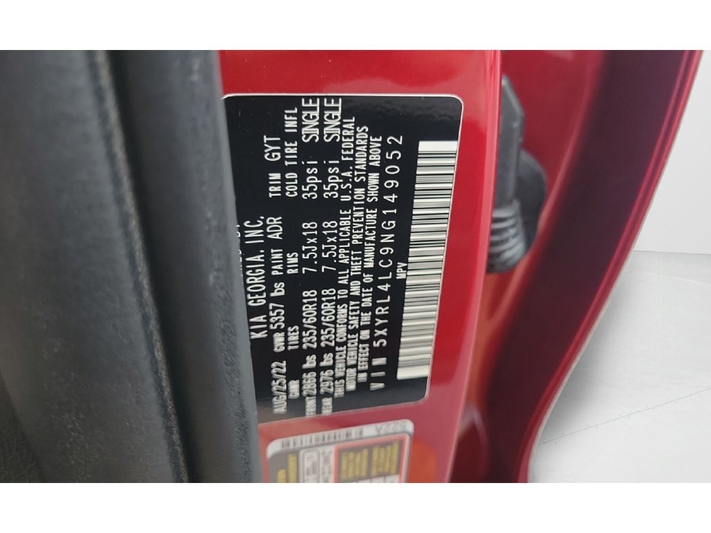 5XYRL4LC9NG149052