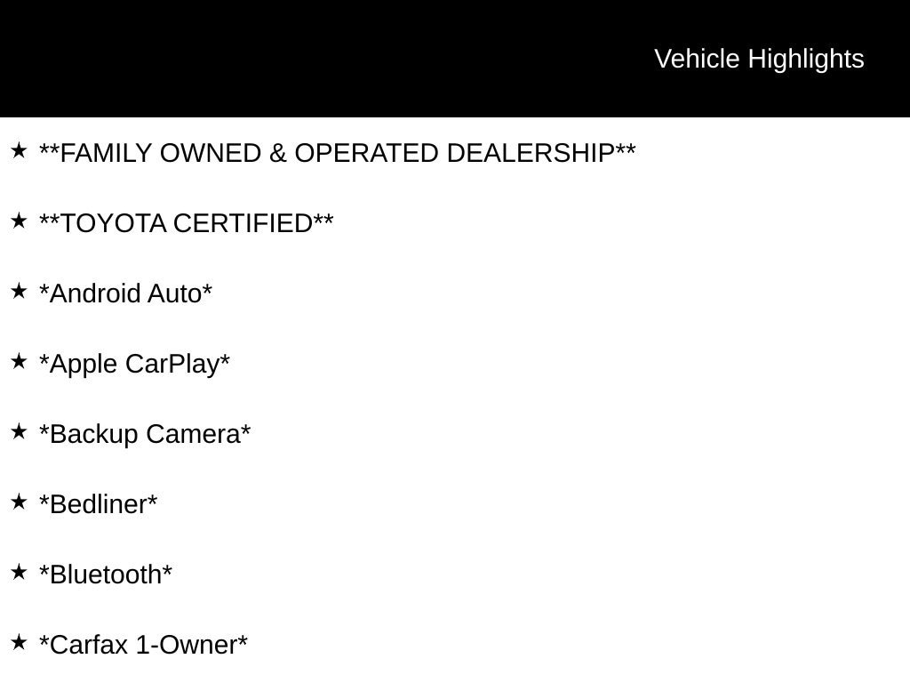 Certified 2024 Toyota Tacoma SR5 Truck Double Cab