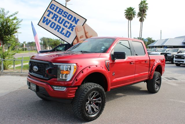 Used 2022 Ford F-150 XLT Sport FX4 Crew Cab Black Widow 6inch Lifted 4x Truck for Sale near Orlando at Gibson Truck World
