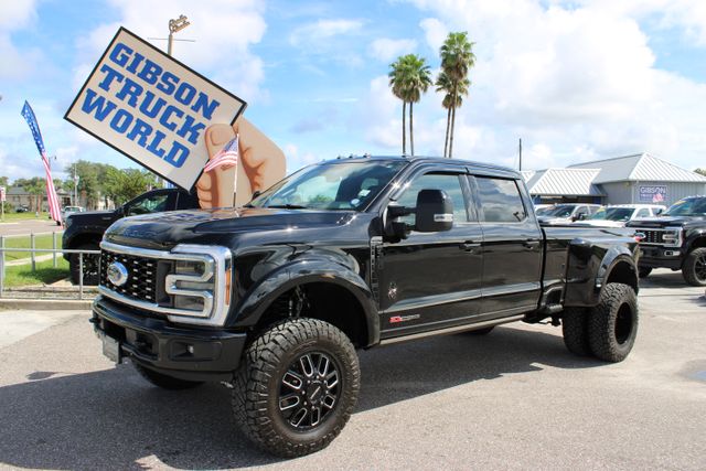 2025 Ford F-350SD Platinum Crew Cab Dually Black Widow Lifted 4x4 Truck
