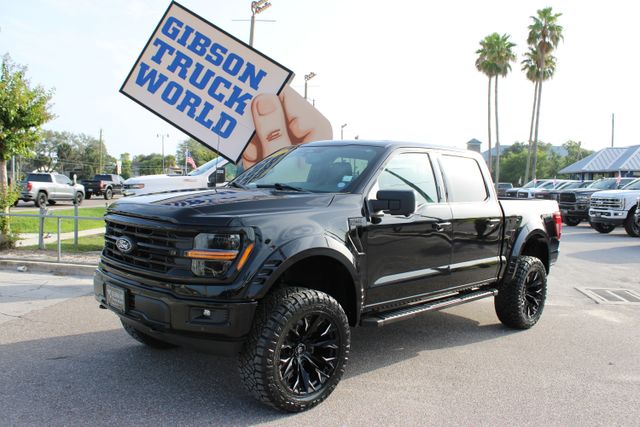 Used 2024 Ford F-150 XLT Black Appearance Crew Cab 6inch Lifted 4x4 Truck for Sale near Orlando at Gibson Truck World