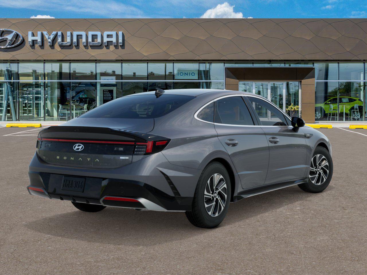 New 2026 Hyundai Sonata Hybrid Blue Sedan