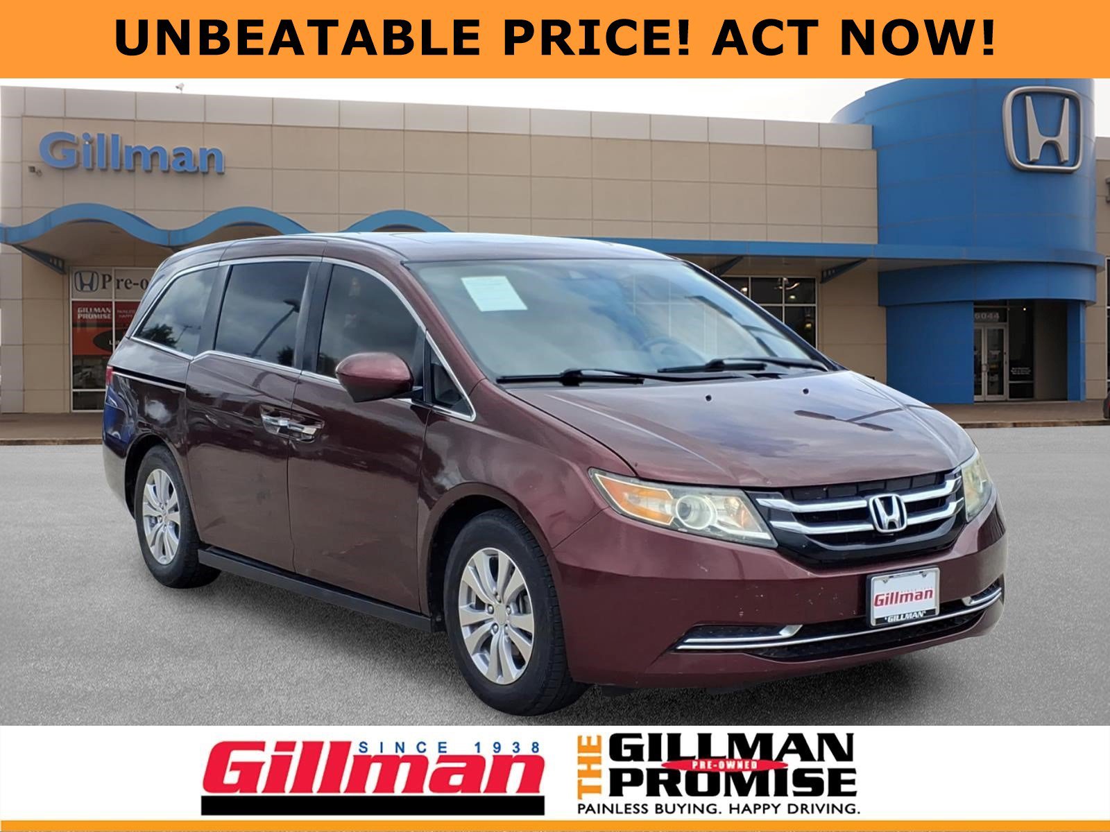 2016 Honda Odyssey Van Passenger Van 