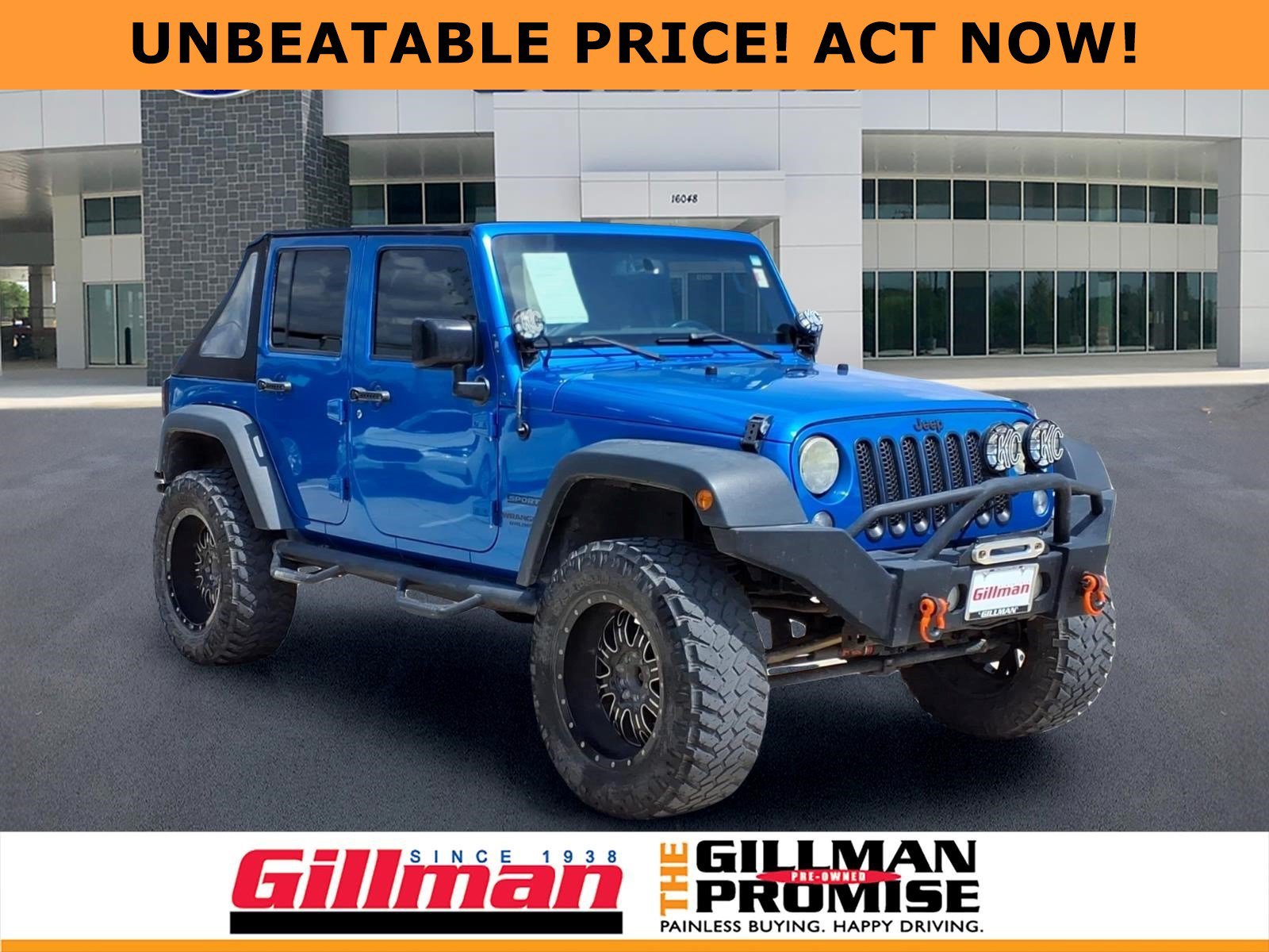 2016 Jeep Wrangler Unlimited Sport S