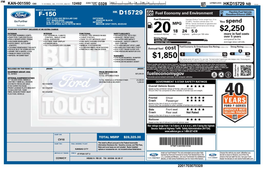 2017 Ford F-150