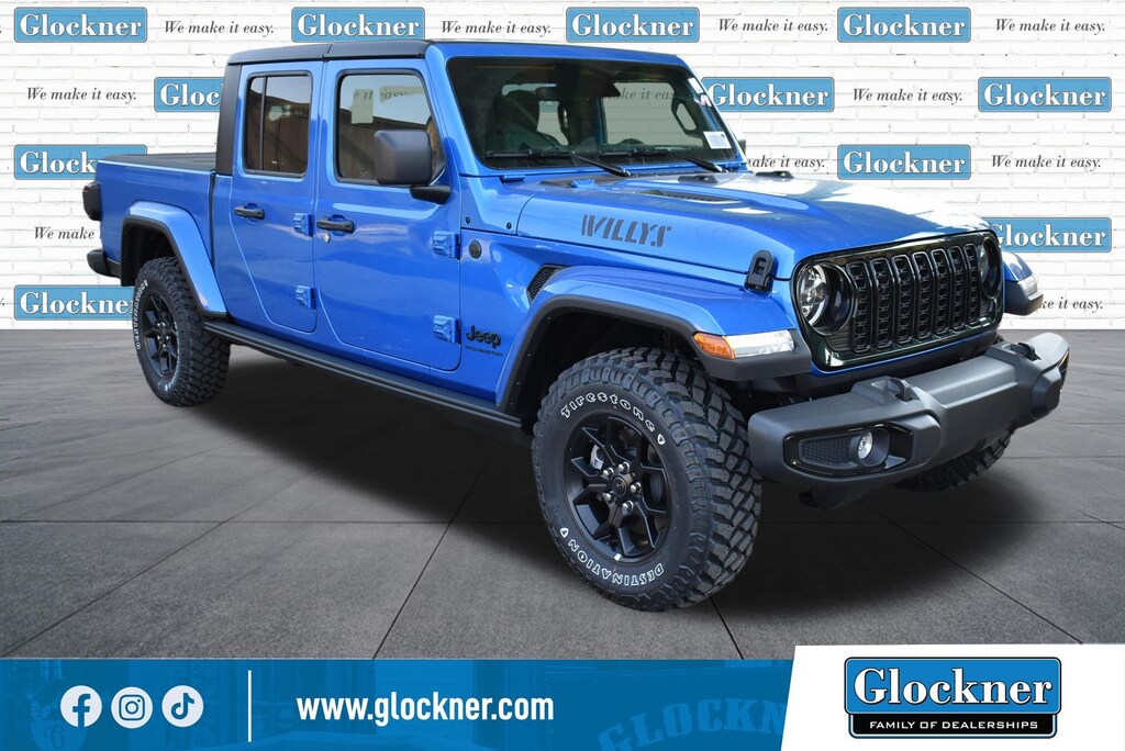New 2026 Jeep Gladiator WILLYS 4X4 Pickup
