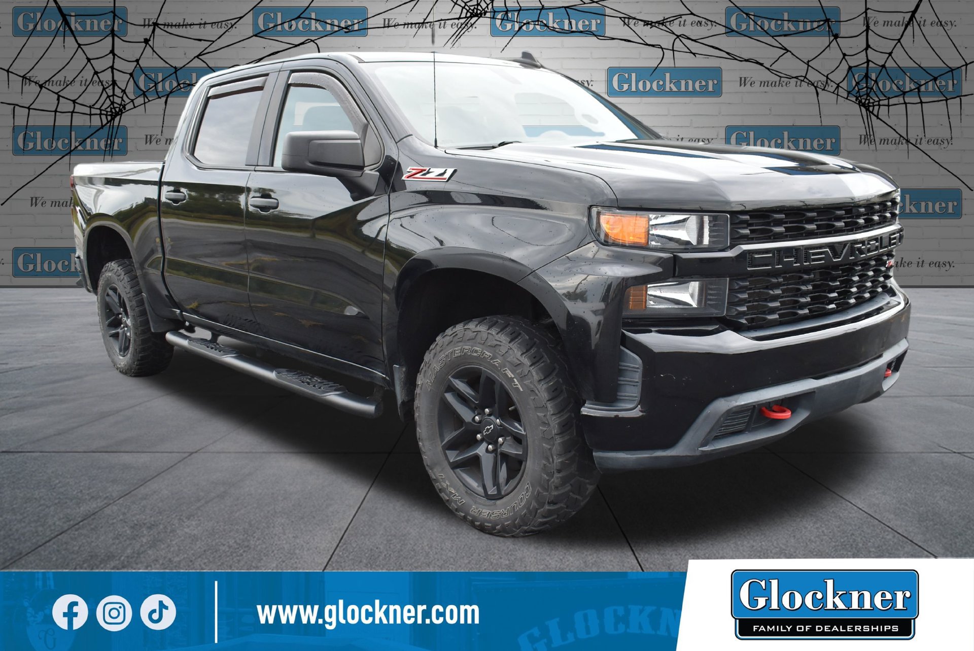 Used 2019 Chevrolet Silverado 1500 Custom Trail Boss Truck Crew Cab