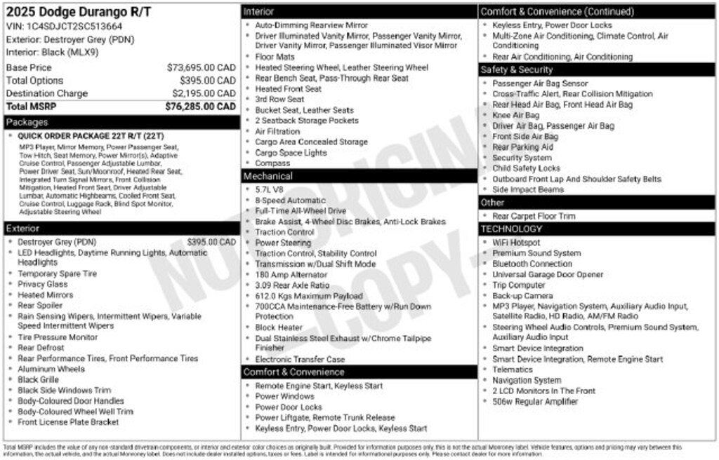 Used 2025 Dodge Durango R/T SUV