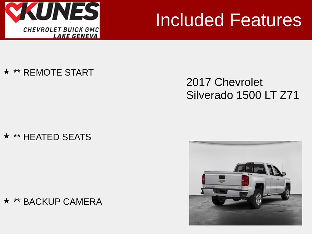 Used 2017 Chevrolet Silverado 1500 LT Truck